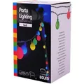 Produktbild: Party Lichterkette 80 Led Kugeln - Bunt / 16m - Pavillon Außen Party Beleuchtung