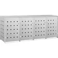 Produktbild: Mülltonnenbox Für 4 Tonnen 240 L Edelstahl - Vidaxl