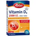 Produktbild: ABTEI Vitamin D3 2500 I.E. Tabletten + Zink + Selen 42 St