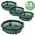 Produktbild: 12x Pflanzkörbe für Blumenzwiebeln Pflanzkorb Blumenzwiebeln Pflanzkörbe für Tulpen Zwiebelpflanzschale Herbstpflanzung Blumenzwiebelschale 30 cm