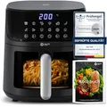 Produktbild: Balter Heißluftfritteuse Airfryer, 5,5 L, Friteuse Heissluftfritteuse XXL mit Sichtfenster, 12 Programme, all-in-1 Air Fryer, inkl. 100 Rezepte, HL-551T
