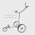Produktbild: Elektro Golf Trolley Lithium-Batterie, Edelstahl, Speed LE deluxe, 42 mm Motoren