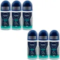 Produktbild: Nivea Deo Roll On Fresh Ocean 6 x 50ml 0% Aluminium 48H Schutz Antibakteriell