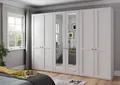 Produktbild: WIEMANN Marlow Kleiderschrank Schlafzimmerschrank 300 cm in weiß mit Spiegel