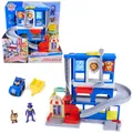 Produktbild: PAW PATROL - Search & Rescue: Pup Squad Hauptquartier Spielset mit Chase Racer, Bürgermeister Besserwisser & Kitty Figur, Spielset für Kinder ab 3 Jahren