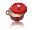 Produktbild: Grillschweine Grilltopf Grillschweine Dutch Oven emailliert - Größe: 5L, Gusseisen (1-tlg)