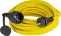 Produktbild: as - Schwabe Verlängerungsleitung Kabel Gelb Schuko IP44 Verlängerungskabel, Typ F (Schuko), Typ F (Schuko) (2500 cm), für den ständigen Einsatz im Außenbereich