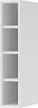 Produktbild: Badschrank Vicco Fame-Line Weiß 15 x 72 cm, Model 43537