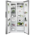 Produktbild: AEG 9000 MultiChill 0° / Side by Side Kühlschrank / 1770 mm / 593 L / NoFrost RXB659E6NU Edelstahl-Look, Seiten grau - Silber