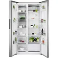 Produktbild: AEG 9000 MultiChill 0° / Side by Side Kühlschrank / 1770 mm / 594 L / NoFrost RXB659E6NU Edelstahl-Look, Seiten grau