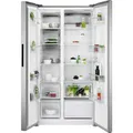 Produktbild: AEG 9000 MultiChill 0° / Side by Side Kühlschrank / 1770 mm / 593 L/NoFrost RXB659E6NU Edelstahl-Look, Seiten grau