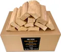 Produktbild: PINI Grillholz OHNE RINDE Buche 20 Kg Brennholz 30-33 cm für Pizzaofen Grill Smoker Kamin Feuerschale