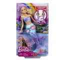 Produktbild: Barbie Flower Magic Meerjungfrauen-Spielzeugpuppe mit magischer Überraschungs...