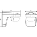 Produktbild: Theben Bewegungsmelder theLuxa S180 WH