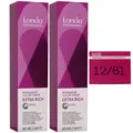 Produktbild: Londa Professional permanente Cremehaarfarbe Extra Rich 2 x 60 ml 12/61 Spezialb