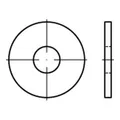 Produktbild: Scheibe DIN 9021/ISO 7093 22x60x4mm Stahl galvanisch verzinkt, 100 Stück