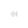 Produktbild: Scheibe DIN 9021/ISO 7093 22x60x4mm Stahl galvanisch verzinkt 100 Stk