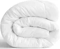 Produktbild: MKS 4-Jahreszeiten Bettdecke 135x200 Blanco, Flauschige Ganzjahresdecke, Ideal für Winter & Sommer, Ideale Hygiene für Allergiker, Feuchtigkeitsregulierend & atmungsaktiv, Blanket 135 x 200 cm