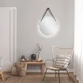 Produktbild: Talos LED-Lichtspiegel, rund, mit indirekter LED Beleuchtung, matt Ø 50 cm