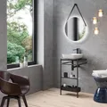 Produktbild: Badspiegel Badezimmerspiegel Spiegel rund mit LED Beleuchtung Ø 50 cm weiß Talos