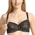 Produktbild: Anita BH Fleur Underwire Nursing Bra Schwarz Polyamid G 65 Damen