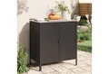 Produktbild: casa.pro Mehrzweckschrank »Bolognano« Schrank 92x80x50 cm mit 2 Türen Schwarz, matt