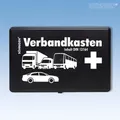 Produktbild: KFZ-VERBANDKASTEN KU m.Füll.Stand.DIN13164 schwarz 1 St