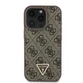 Produktbild: Guess iPhone 16 Pro Max Hülle Case Cover 4G Triangle Strass Rhinestone brown