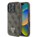 Produktbild: GUESS case for IPHONE 16 Pro Max GUHCP16XP4TDPW (PU Leather 4G Triangle Strass)