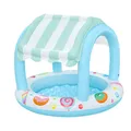 Produktbild: Bestway Planschbecken + UV-Schutz Dach Sweet Shoppe Shaded Kinder Pool 104x84cm