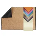 Produktbild: Primaflor Schmutzfangmatte CLEAN – Creme, 120x180 cm | Saugstarke, Schwer entflammbare Fußmatte | Rutschfester Türvorleger für Innen | Türmatte für Eingangsbereich | Sauberlaufmatte mit Gummirand