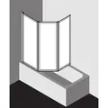 Produktbild: Kermi Vario 2000 Faltwand 3-tlg. V2FW30501412K 140,1-141,7x140cm, silber mattglanz, Kerolan Perl
