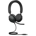 Produktbild: Jabra Evolve 2 40 MS Stereo USB Headset schwarz