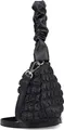 Produktbild: Rieker Damen Schultertasche Struktur Umhängetasche Raffung H1653, Farbe:Schwarz