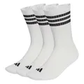 Produktbild: adidas Unisex 3STRIPES CUSHIONED SPORTSWEAR CREW SOCKS 3 PAIR PACK, white/black/black, 48-51