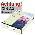 Produktbild: tecno Kopierpapier colors hellgrün DIN A3 80 g/qm - 500 Blatt