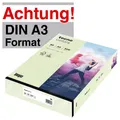 Produktbild: tecno Kopierpapier colors hellgrün DIN A3 80 g/qm 500 Blatt