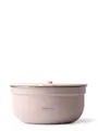 Produktbild: MAMEIDO Salatbox, Edelstahl, Kunststoff, Silikon, to-go mit 3 Fächern & auslaufsicherem Dressingbehälter in 1500 ml