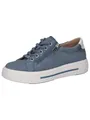 Produktbild: CAPRICE Damen Sneaker flach aus Leder mit Reißverschluss, Blau (Lt.Blue Suede), 37.5 EU