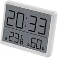Produktbild: EMOS E6210 Thermometer mit Hygrometer, digital, Alarmfunktion, weiß (2603205000)