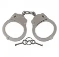 Produktbild: MFH Polizei-Kostüm Handschelle, Edelstahl, mit Sicherheitsrille, 2 Schlüssel, Double-Lock