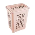 Produktbild: keeeper Wäschebox mit Einwurfschlitz und aufklappbarem Deckel, Luftdurchlässig, 60 l, Per, Nordic Pink