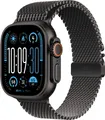 Produktbild: APPLE Watch Ultra 2 (2024) 49 mm Titangehäuse Milanaise Schwarz MX4W3FD/A B-WARE