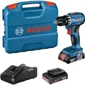 Produktbild: Bosch Akku-Bohrschrauber gsr 18V-45 2x 2,0Ah + Ladegerät in L-Case