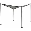 Produktbild: Siena Garden - Berlino Pavillon 300x300 Cm Gestell Aus Stahl, Anthrazit, Bezug Aus Polyester, 180g/m2 In Hellgrau