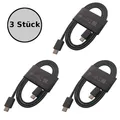Produktbild: 3x Original Samsung Schnell Ladekabel für Galaxy S25 S24 S23 S22 S21 S22 DN980