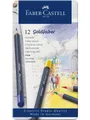 Produktbild: Faber-Castell Buntstift Faber-Castell Farbstifte Goldfaber, 12er Set Metalletui