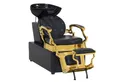 Produktbild: Barberpub Waschbecken BarberPub Friseurstuhl mit Waschbecken Retro 8653, Drehbare Fustütze, Verstellbar, Keramik, Waschplatz, Retro