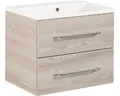 Produktbild: Badmöbel-Set FACKELMANN B.clever 60 cm mit Waschtisch Alaska Esche