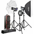 Produktbild: Godox QS400II-D - Studio flash kit (3xQS400II & accessories) (Set, 400 Ws) (QS400II-D)